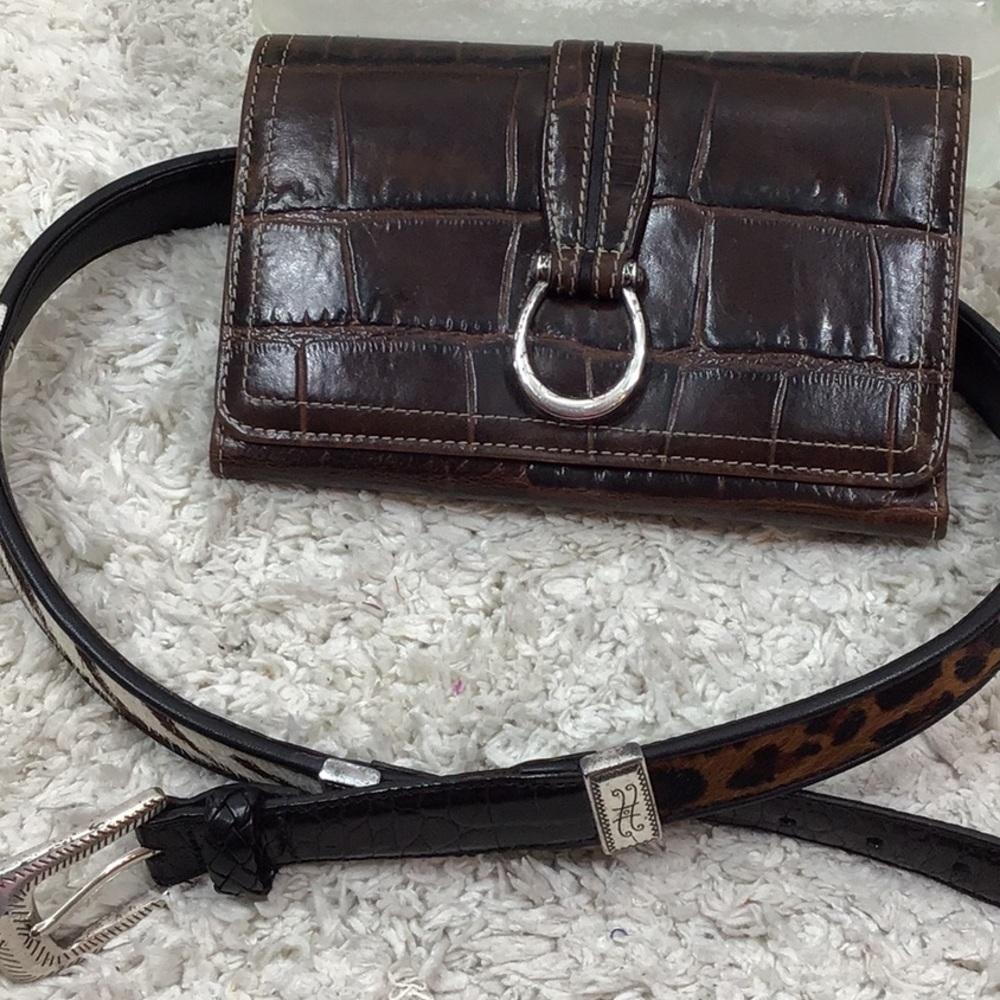 Brighton leather trifold wallet